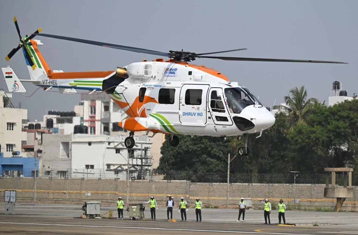 HAL Conducts Successful Maiden Test Flight of ALH Dhruv-NG, the Civilian Variant of Dhruv