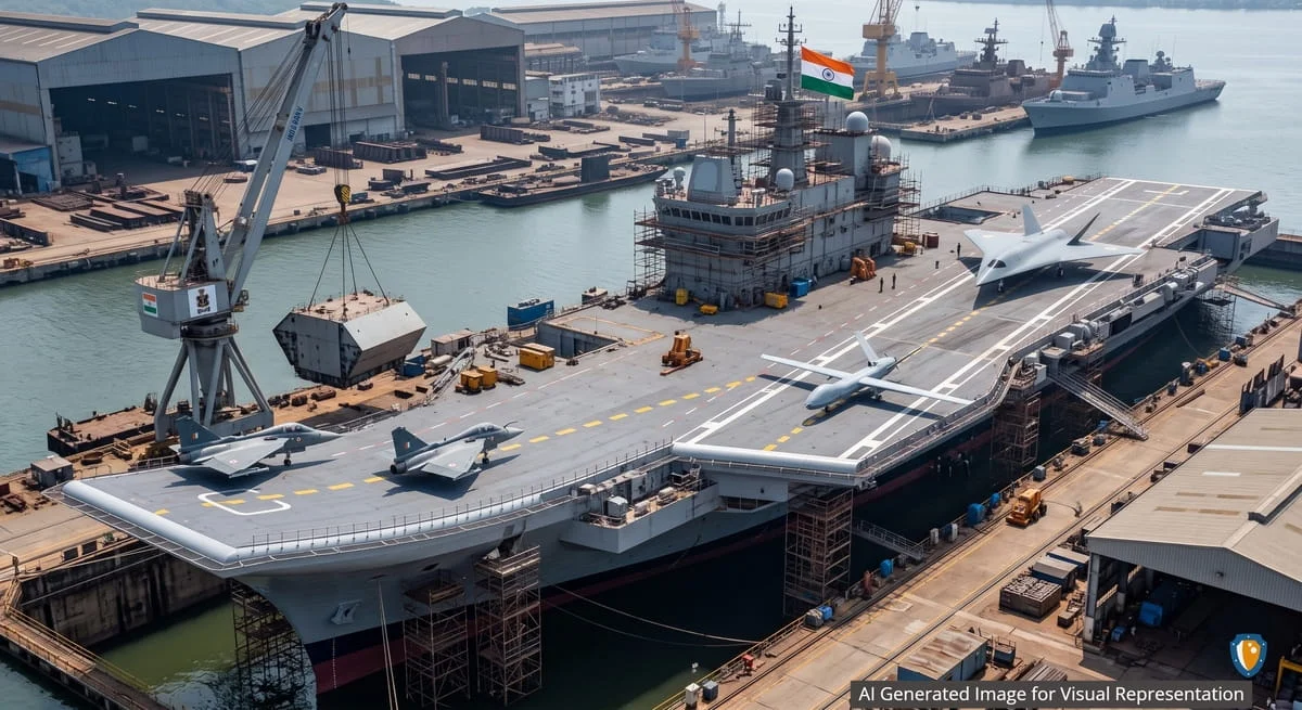 How India’s New Vikrant-Class Carrier IAC-2 May Cost Upto $500M Extra to Support MALE, HALE and Combat Drones