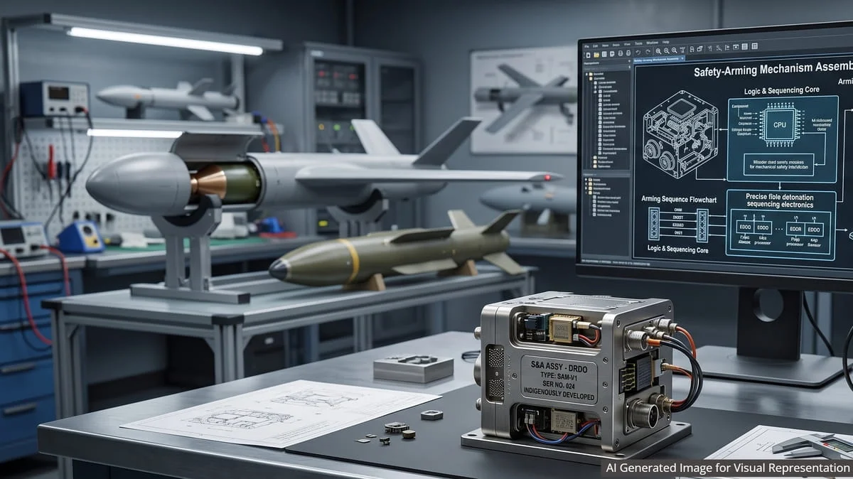 DRDO Advances Indigenous Safety-Arming Systems for Mass-Producing Kamikaze Drones and Precision Bombs