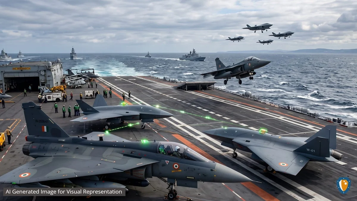 How Indian Navy's Future TEDBF Will Leverage AMCA Tech to Command Carrier-Based Drone Warfare by 2038