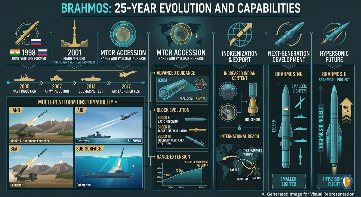 After 25 Years of Active Development, How Brahmos Becomes India's Premium Near-Unstoppable Multi-Platform Strike Weapon