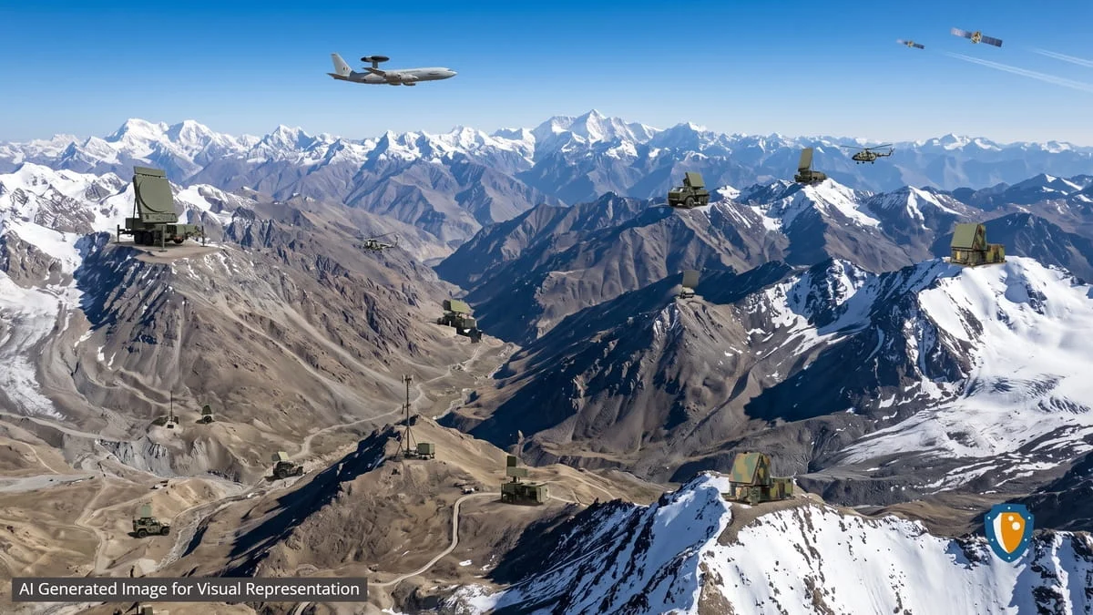 How India is Constructing a Massive Multi-Layered Sensor Architecture Across the LAC to Counter Chinese Aerial Threats