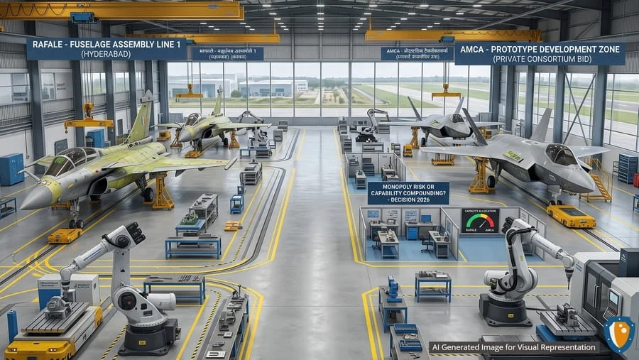 As Tata Anchors India's Rafale Manufacturing, Should It Also Lead AMCA or Diversification Essential to Avoid Monopoly?