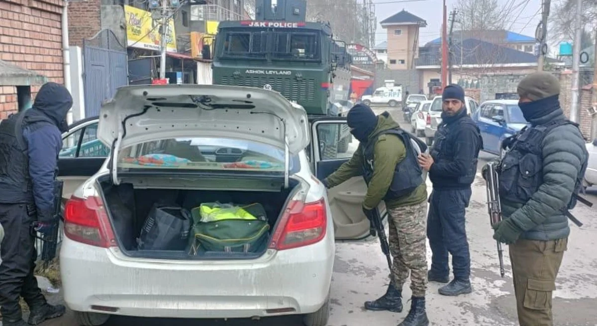 Security forces conduct extensive anti-sabotage operations across Srinagar to secure vital installations ahead of Republic Day