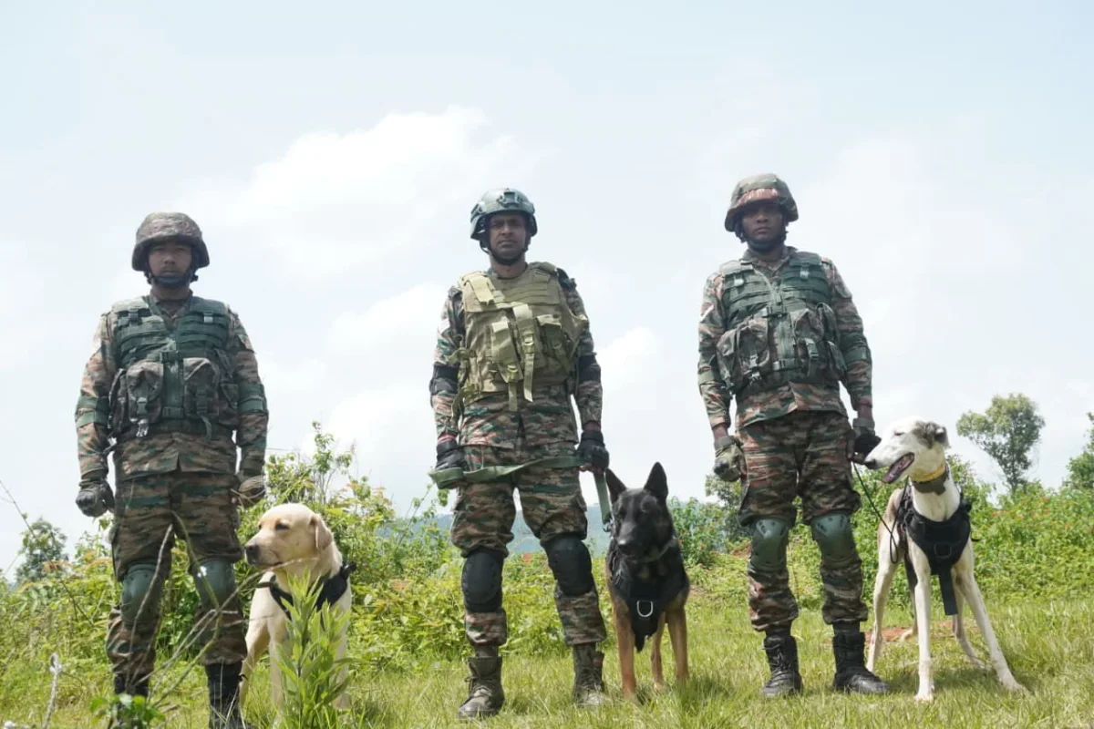 Indian Army’s Canine Warriors and Robotic Dogs Steal the Show at Exercise PRAGATI 2026 in Meghalaya