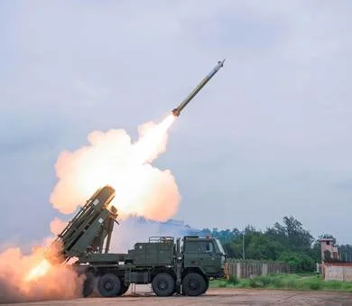 DRDO successfully conducts flight test of indigenous Pinaka long-range guided rocket at Chandipur test range