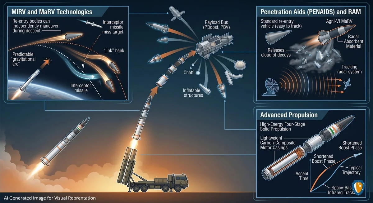 How India's Agni-VI ICBM to Utilise Advanced MaRV and Penetration Tech to Bypass Layered Ballistic Missile Defence Systems