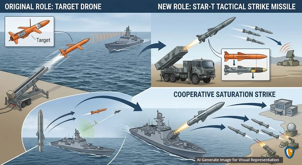 DRDO Transforms STAR Drone into an Affordable Supersonic Missile to Support BrahMos in Saturation Strike Roles