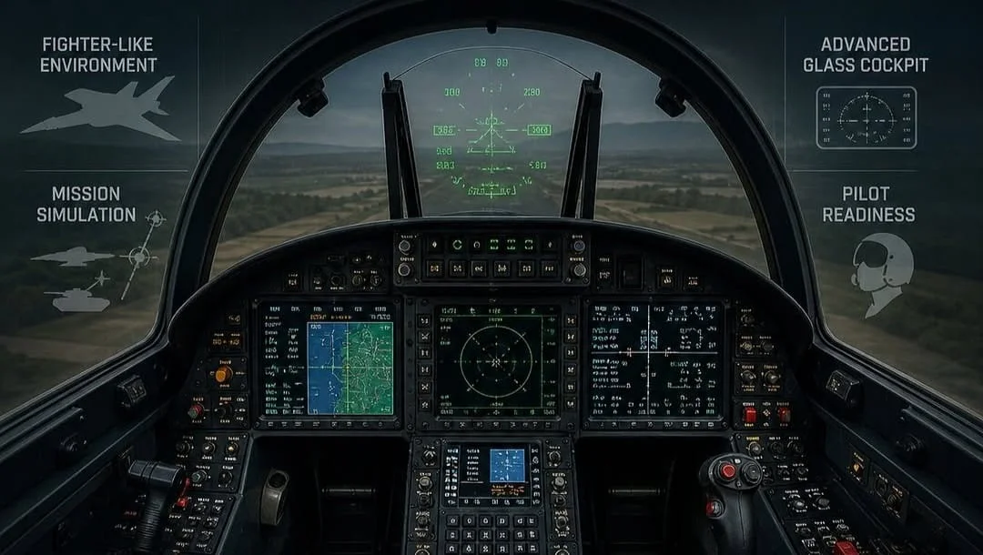 HAL Unveils Combat-Configured Cockpit Concept for HTT-40 to Enable Advanced Tactical Training Simulation