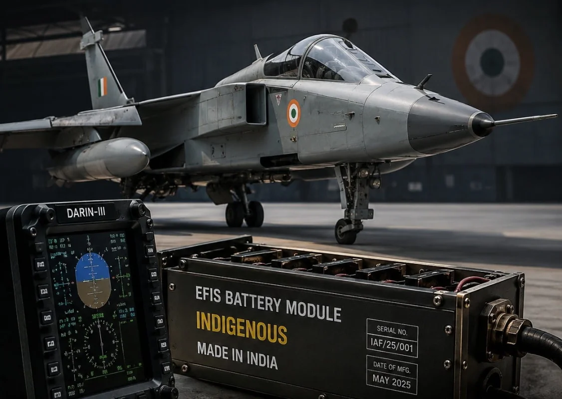 IAF Seeks Indigenous Solutions for Jaguar DARIN III EFIS Batteries as European OEM Support Officially Concludes