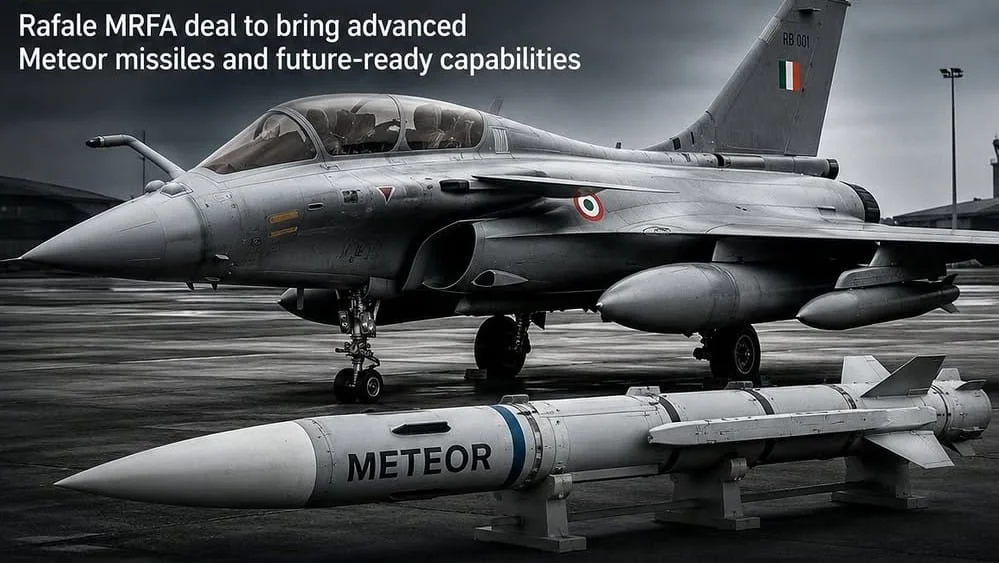 India’s New MRFA Rafales to Feature Upgraded Meteor Missiles with Enhanced Datalink for Sharper BVR Edge