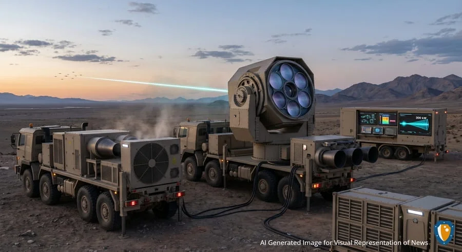 DRDO Advances 300 kW Scalable Directed Energy Weapon (DEW) Development for Cost-Effective Interception of Drone Swarms