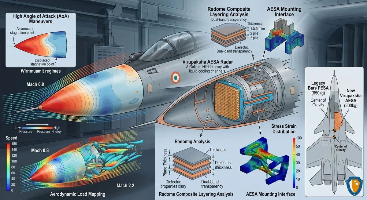 HAL and DRDO Begin Load Studies on Su-30MKI Radome to Integrate Virupaksha Radar, Advancing Major Super Sukhoi Milestone