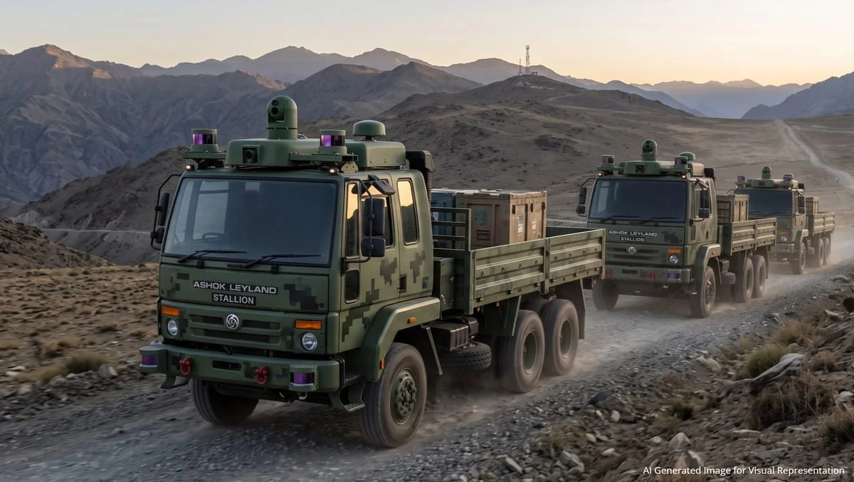 Ashok Leyland Plans Autonomous Stallion Trucks to Transform Logistical Operations for the Indian Armed Forces