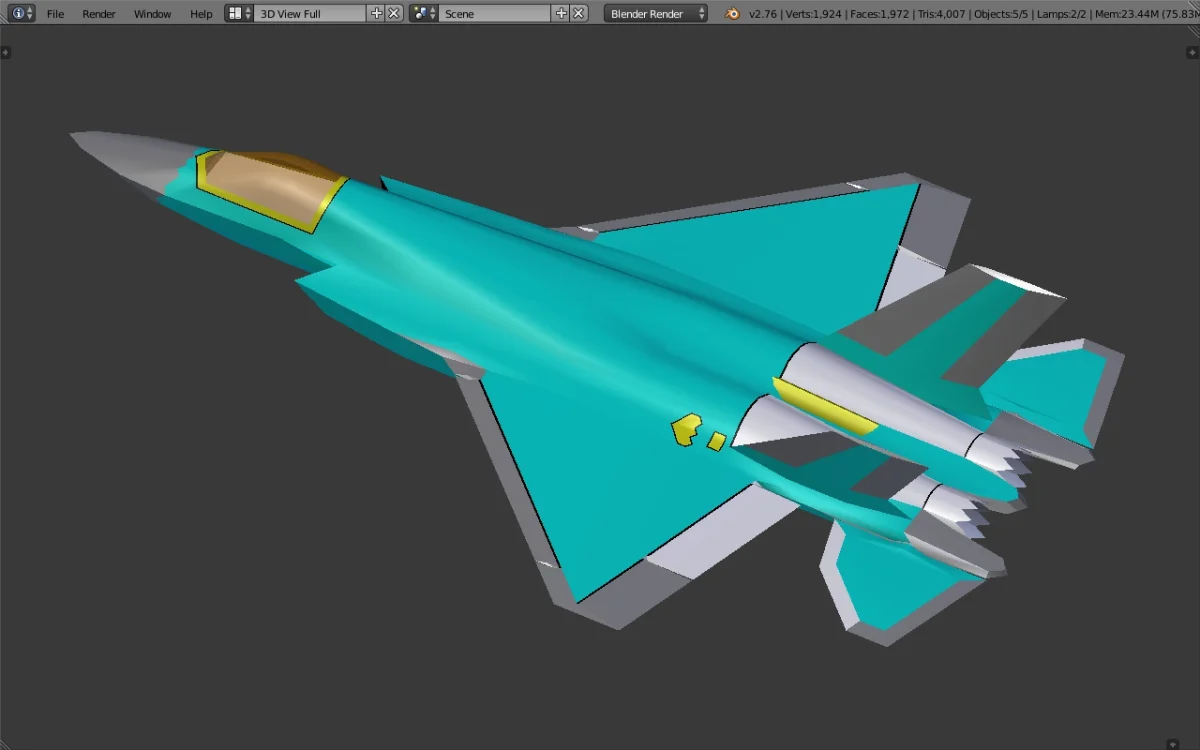 AMCA Blender, 10 aug'26, object mode, solid view, left side, rear elevated angle,1280x800p.webp