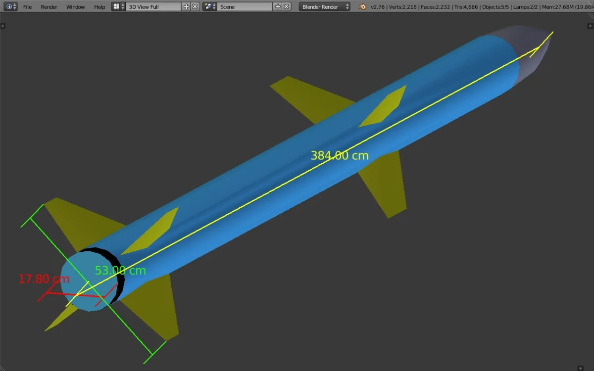 AMCA Blender, 31 aug'26, Astr-2 short-fin AAM, Object mode, Solid view, rear right elevated a...webp