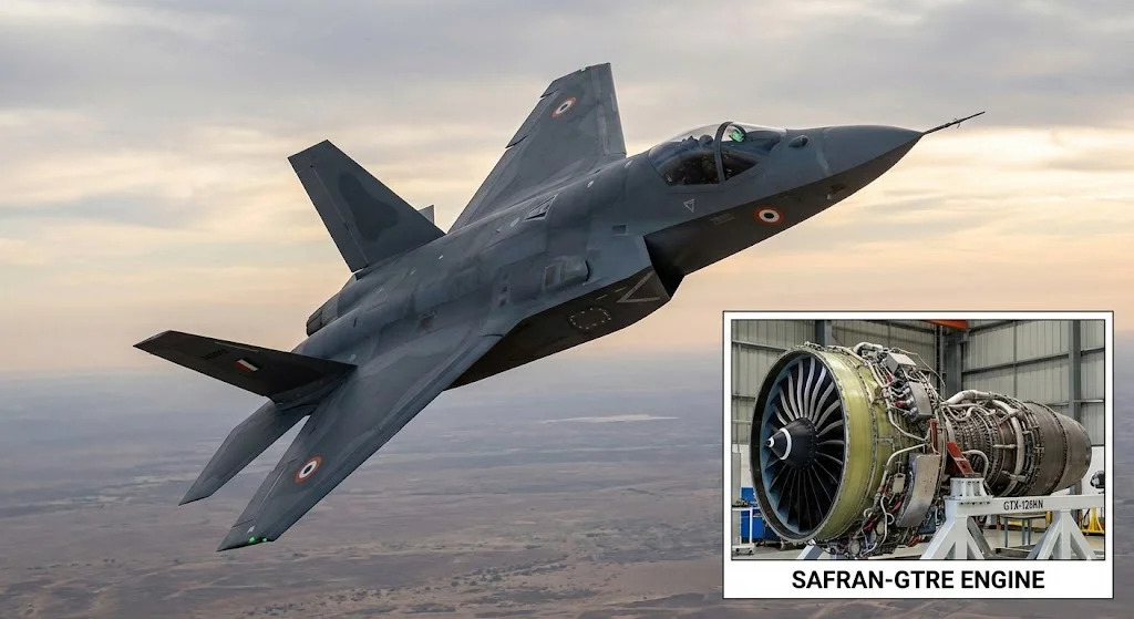 Safran Confirms AMCA Engine Will Be Scalable to 140 kN, Capable of Powering Future Heavier Variants