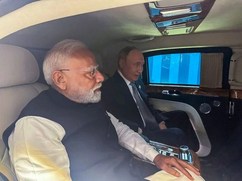 An unexpected hourlong car dialogue between Modi and Putin underscores the unique chemistry i...webp