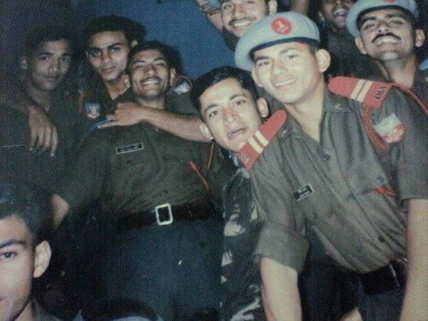 Capt. Manoj Kumar Pandey(With buddies)