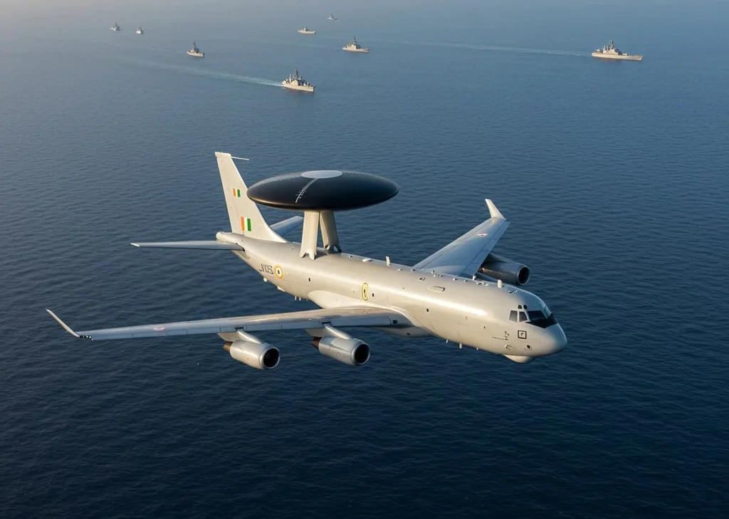 Indian Navy Explores Deck-Based AWACS Options for Future Aircraft Carriers, E-2D Hawkeye and V-22 Osprey Emerge as Leading Contenders