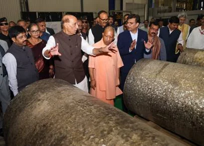 Defence Minister dedicates to the nation Titanium & Superalloy Materials Plant at PTC Industries’ Strategic Materials Technology Complex in Lucknow