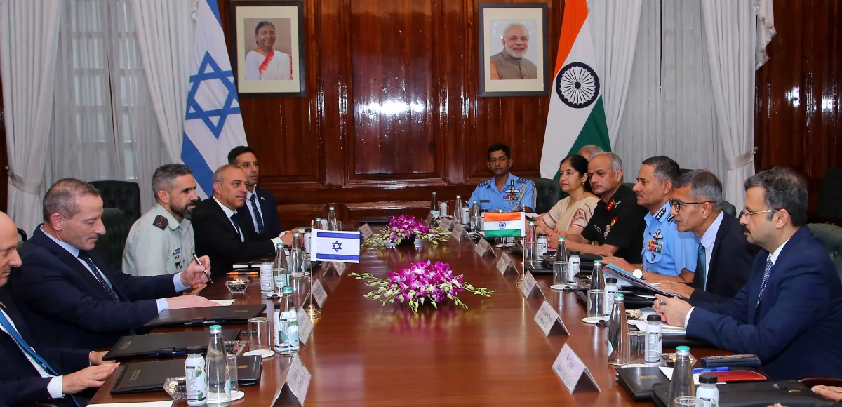 Defence Secretary holds bilateral meeting with Director General Israel Ministry of Defence in...webp