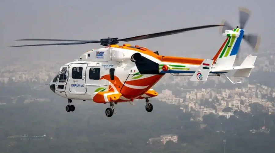 HAL Estimates Demand for Up to 300 Dhruv-NG Helicopters within India’s Expanding Civil Aviation Sector