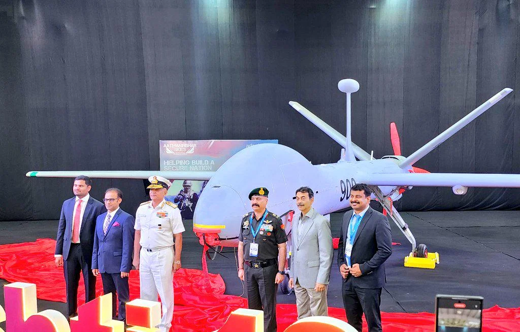 Indian Navy Confirms Induction of 10 Indigenous Drishti 10 Starliner MALE Drones for Enhanced Naval Surveillance