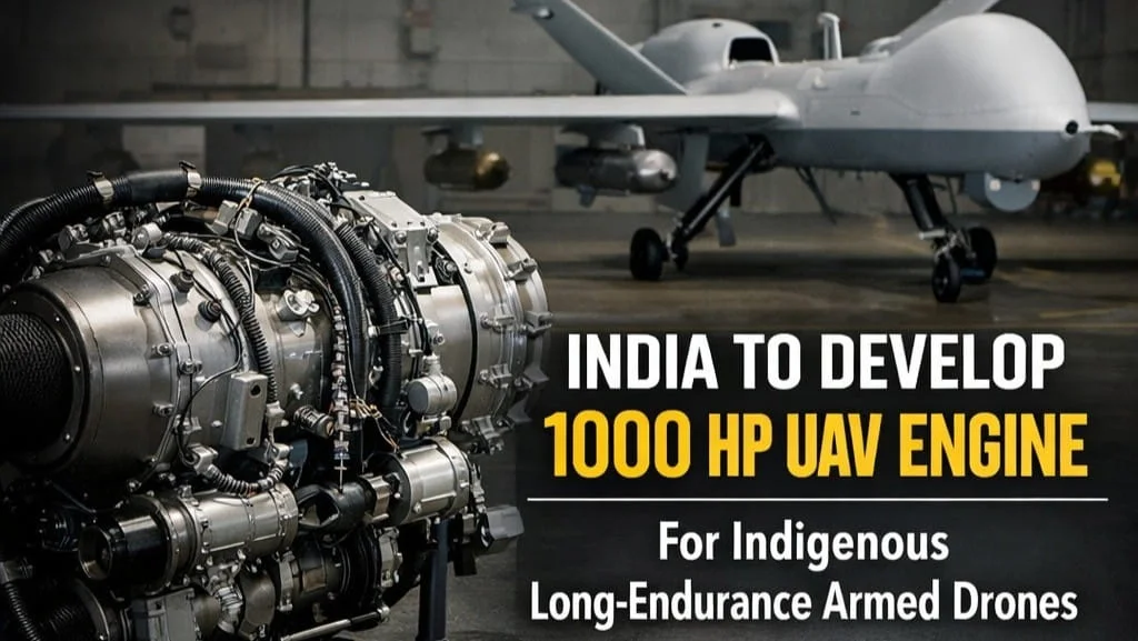 DRDO to Develop MQ-9B-Class Engine For Indigenous HALE UAV, Focuses on Adapting HTSE-1200 with Private Sector Help