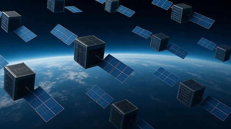 Following a nearmiss India plans bodyguard satellites to defend its crucial space assets from...webp