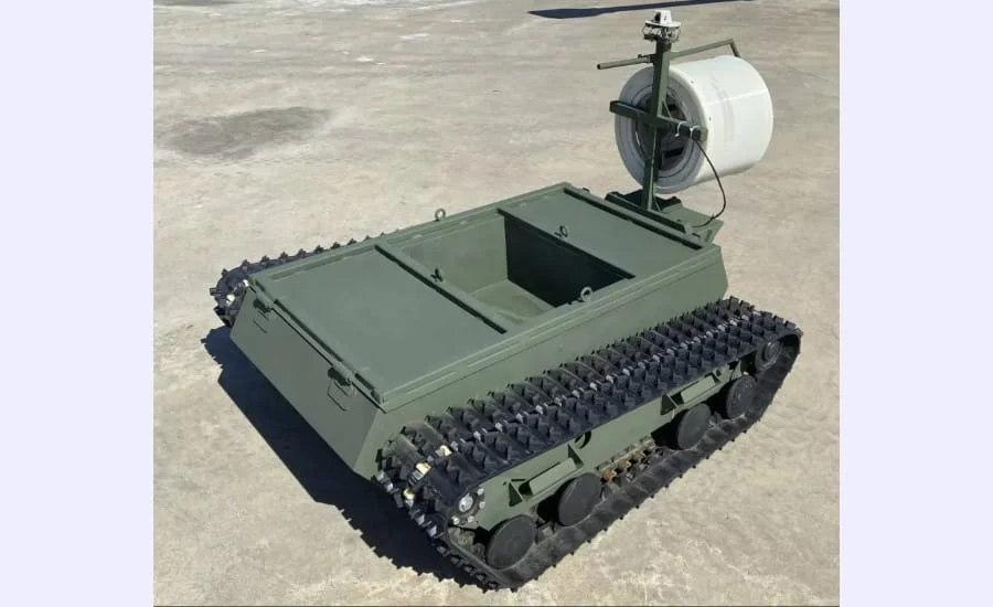 Bharat Supply & Support Alliance Unveils Fiber-Optic Guided GOLIATH-200 One-Way Attack UGV Immune to Electronic Warfare