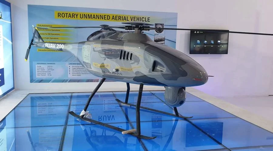 Indigenous RUAV-200 Unmanned Logistics Helicopter Prototype Begins Ground Testing, Confirms HAL while Promising First Flight in Coming Months
