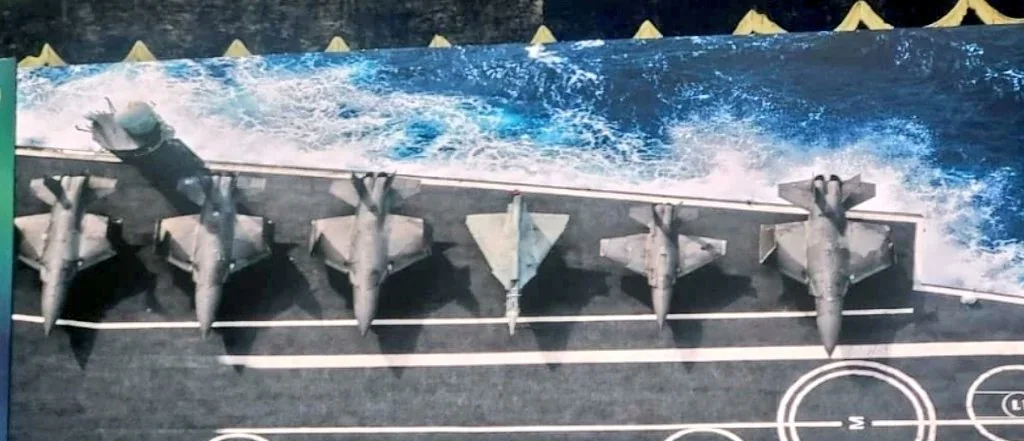 New Concept Image Suggests Indian Navy Exploring Twin-Engine Deck-Based Collaborative Combat Aircraft For Unmanned Carrier Operations