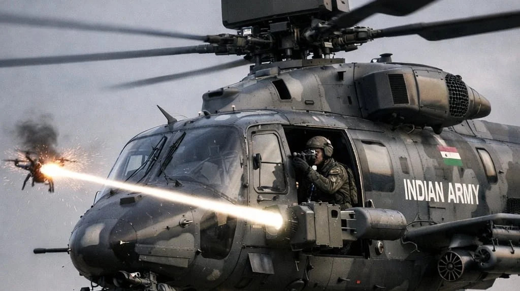 Indian Army Looks to Private Sector for Helicopter-Mounted Counter-Drone Systems to Thwart Kamikaze Attacks