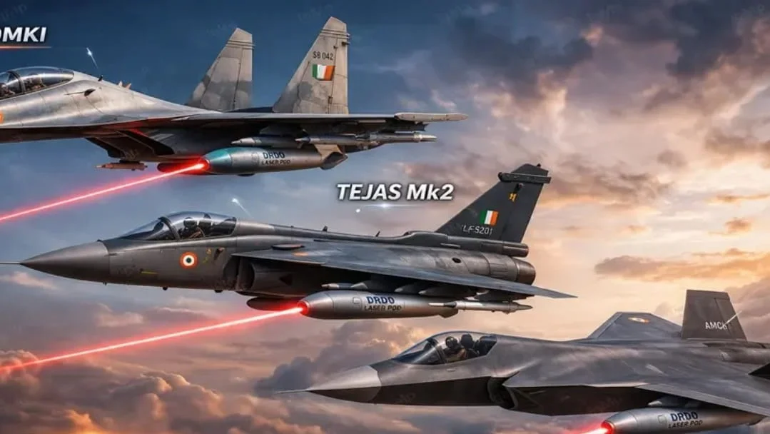 DRDO Developing High-Energy Laser Pods for Fighter Jets to Neutralise Incoming Missiles and Drone Electronics