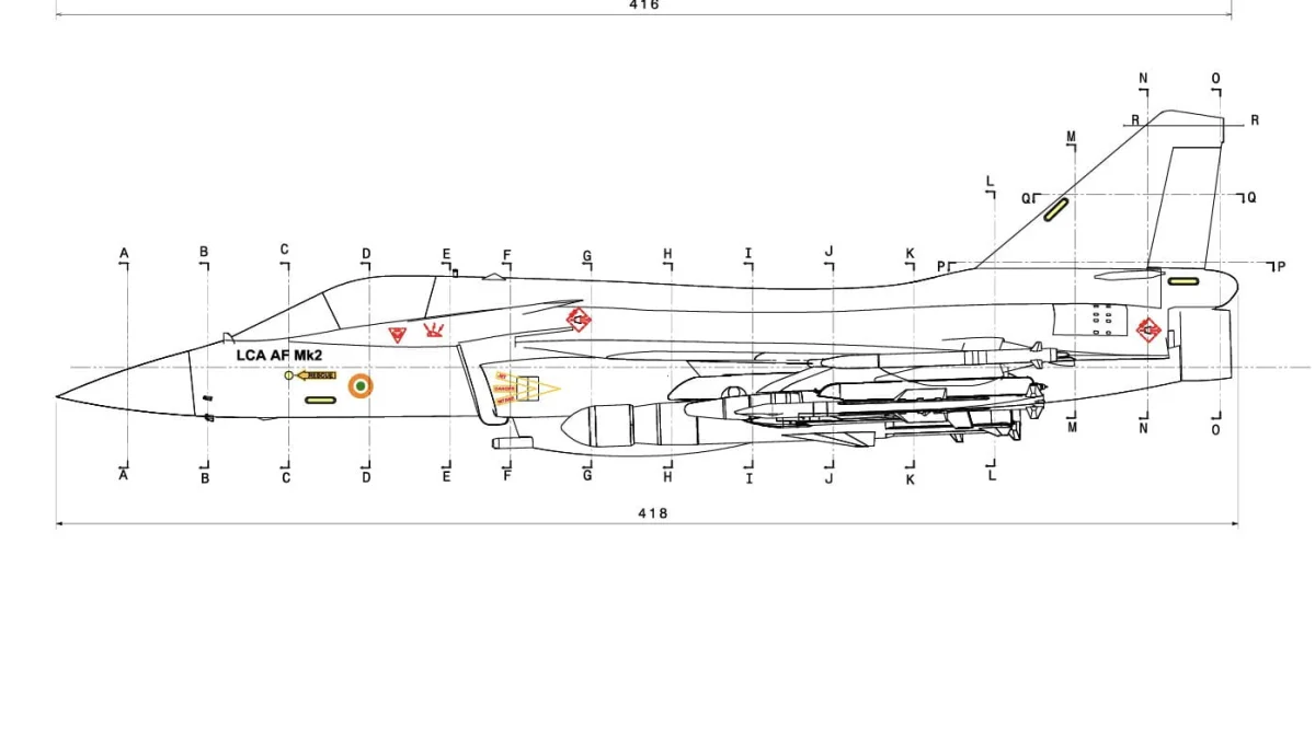 Indian Tejas Mk2 Fighter to Feature Detachable Gun Pod to Free Premium Internal Space for Avionics, Reveals Documents