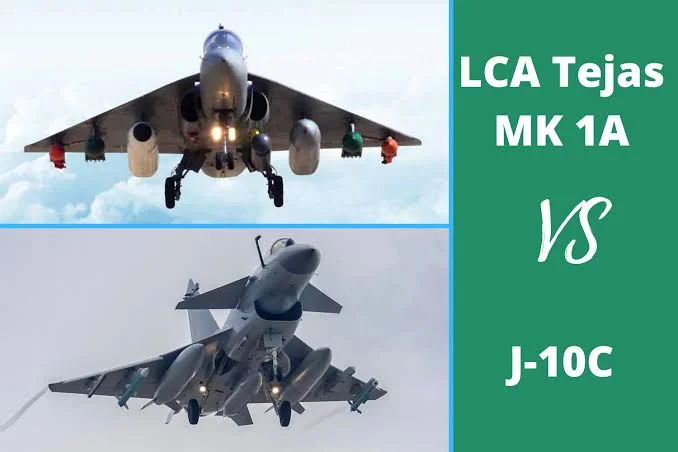 How Tejas Mk1A Poised to Get First-Strike Advantage Over PAF J-10C With Low RCS & 160km Astra Mk1