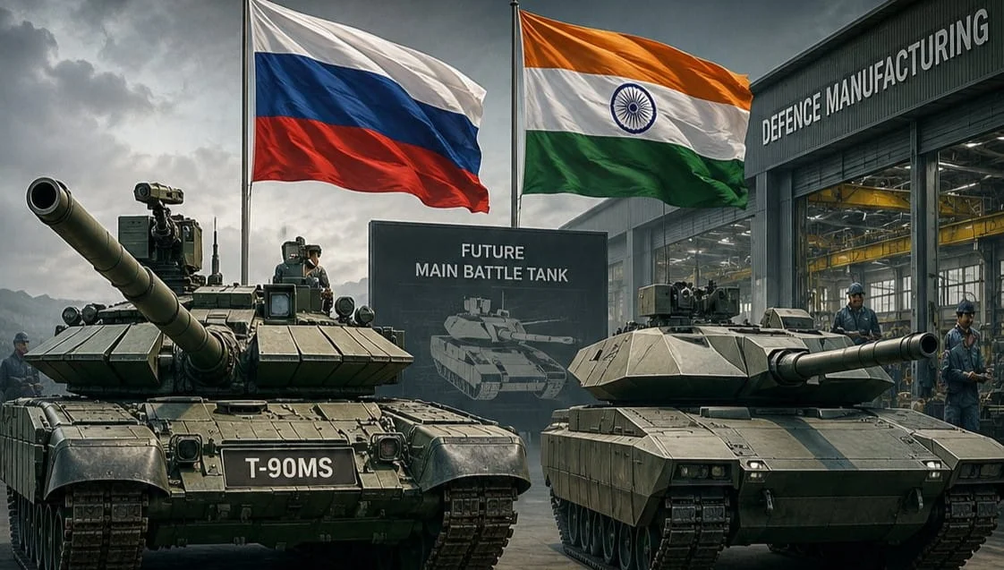 Russia Pitches T-90MS Joint Production and Subsystem Tech Transfer to Stay Relevant in India’s FRCV and FMBT Initiatives