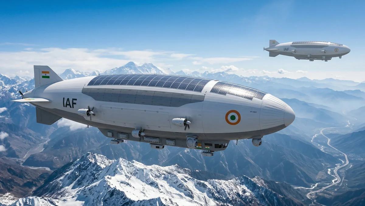 IAF Plans Indigenous Hydrogen-Powered Heavy-Lift Unmanned Airships For Extended ISR And Multi-Domain Medium-Altitude Operations