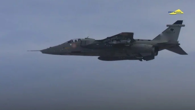 Elbit Footage Confirms IAF Jaguar Equipped with REST Precision Guided Bomb Kits for Extended-Range Precision Capability