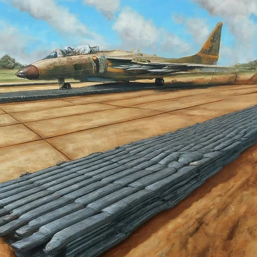 IAF Prepares for LightningFast Runway Repairs with Foldable Fiberglass Mats-1.webp