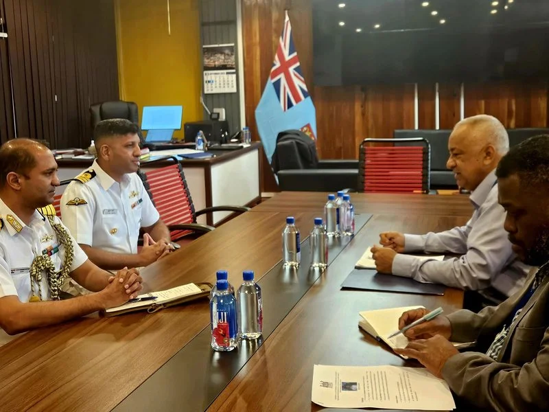 India and Fiji discuss maritime security collaboration as INS Kadmatt makes port call at Suva-1.webp