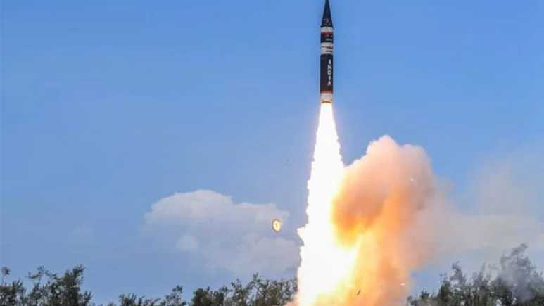 India Successfully TestFires Agni 5 Ballistic Missile From Odisha-1.webp