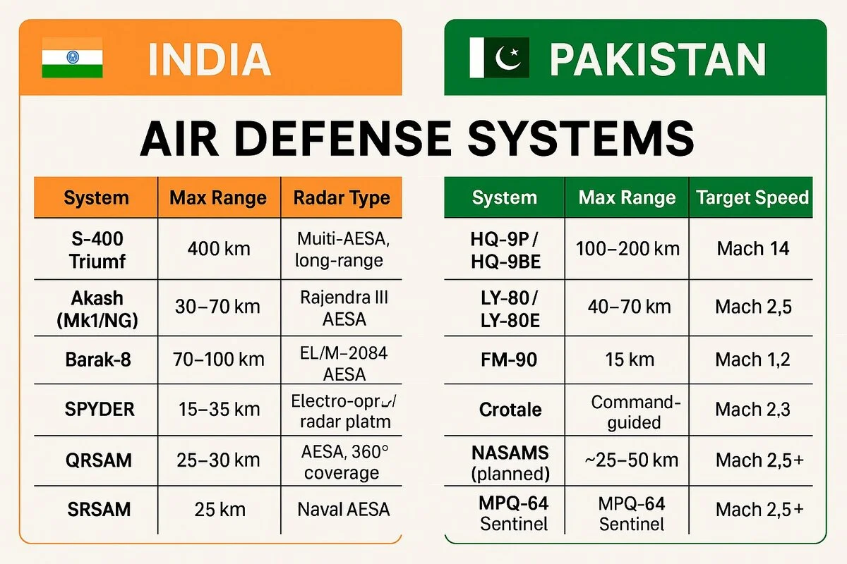 India's Multi-layered Air Defence Architecture, Including S-400 and Barak-8, Grants Decisive Advantage over Pak's Primary HQ-9