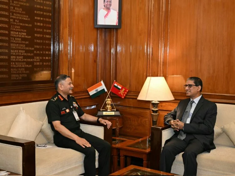 Indian Army Chief And Bangladesh Envoy Hold Talks To Enhance Bilateral Defence Cooperation An...webp