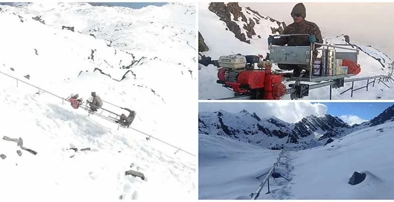 Indian Army Gajraj Corps Develops Indigenous Mono Rail System at 16000 ft to Keep Arunachal K...webp