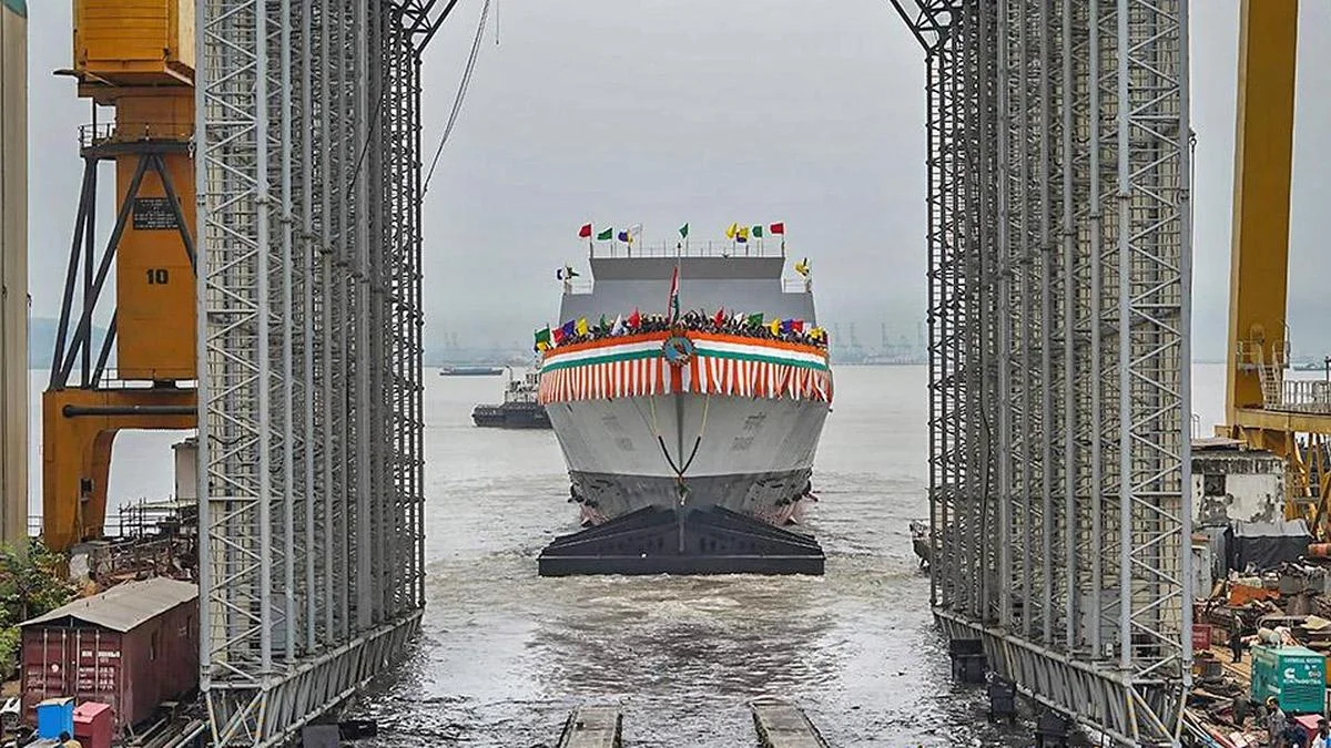 Indian Navy Receives Stealth Frigate Taragiri Equipped with BrahMos Missiles and Advanced Sen...webp