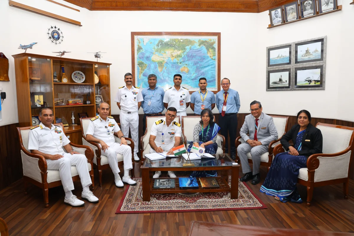 Indian Navy Signs Pact with Bharat Electronics (BEL) for National Maritime Domain Awareness Project