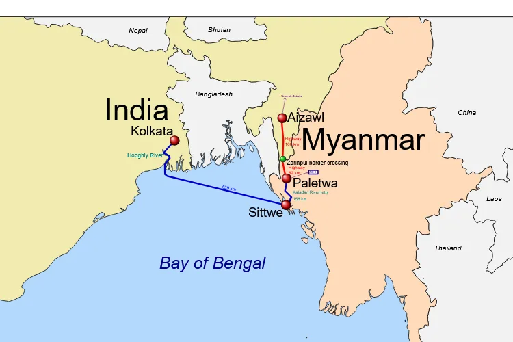 Kaladan project between India, Myanmar to be operational by 2027