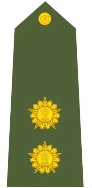 Lieutenant rank in the Indian Army